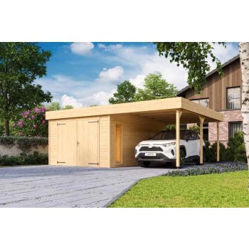 Bahamas-Log Cabin, Wooden Garden Room, Timber Summerhouse, Home Office - L680 x W560 x H250.8 cm