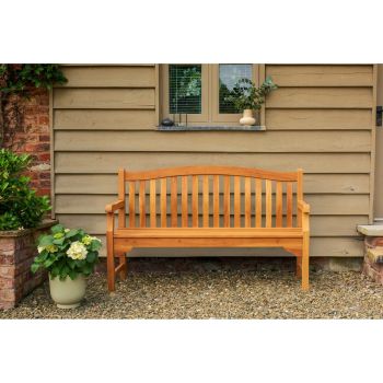 Kingsbury 150 Bench KD Mahogany - L150 x W61 x H92 cm