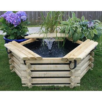 50 Gallon Pond Without Pump - Minimal Assembly Required
