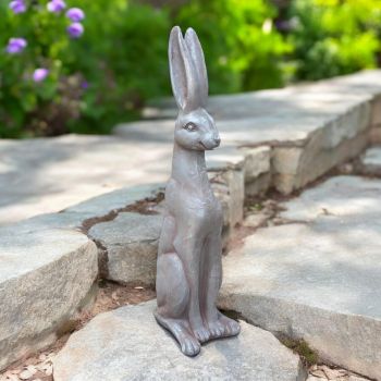 108cm Rabbit Statue for Indoor or Outdoor Display - MGO - L27 x W32 x H108 cm