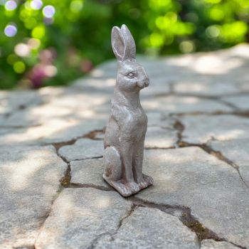 70cm Rabbit Statue for Indoor or Outdoor Display - MGO - L25 x W20 x H70 cm
