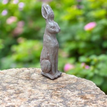 55cm Rabbit Statue for Indoor or Outdoor Display - MGO - L20 x W14 x H55 cm