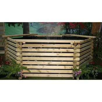 600 Gallon Koi Pond with Sump without Pump - W229 x H75 cm - Minimal Assembly Required