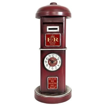 Table Clock - L42 x W17 x H17 cm