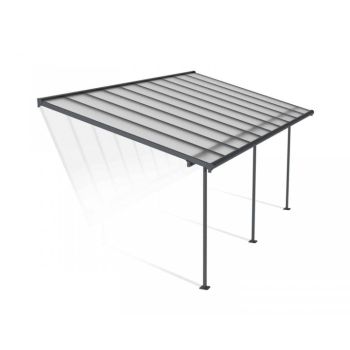 Patio Cover Sierra 3X6.10 Clear - Polycarbonate - L619 x W299 x H305 - Grey