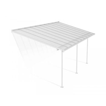 Patio Cover Sierra 3 x 6.10 Clear - Polycarbonate - L619 x W299 x H305 cm - White