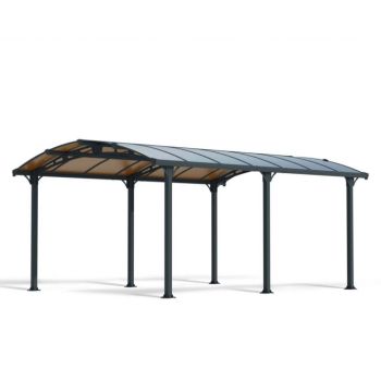 Tucson 5000 Garden Gazebo - Grey - L507 x W359 x H242 cm