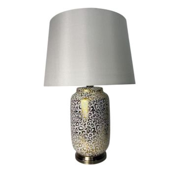 63 x 40 cm Lamp and Shade - Ceramic - L33 x W40 x H63 cm