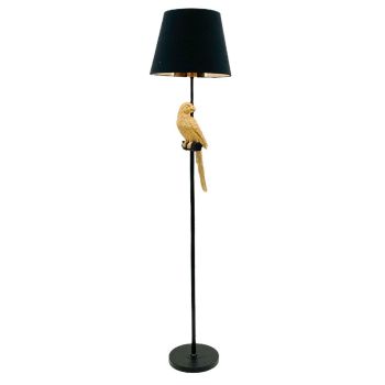 15 Inch Black Shade Table Lamp - L37 x W37 x H164 cm