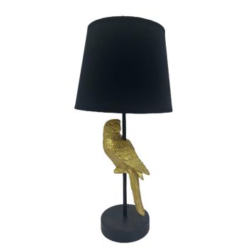 9 Inch Black Shade Table Lamp - L22 x W22 x H47 cm