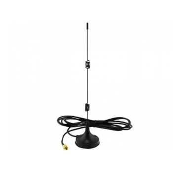 7dBi High Gain Omni Directional Antenna for 2.4GHz AV Sender or WiFi - L23 x W7 x H7 cm - Black