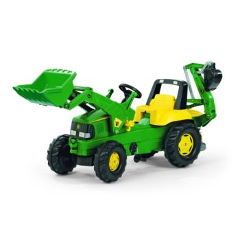 Rolly Junior John Deere Tractor with Frontloader and Excavator