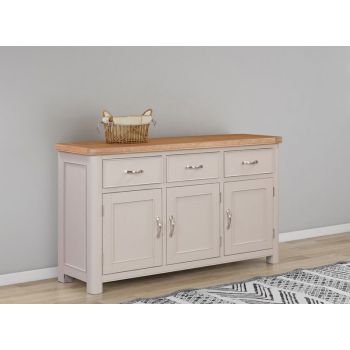 Bologna Painted 3 Door 3 Drawer Sideboard - L44 x W150 x H86 cm