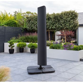 Royce Ambassador LED Novasun Carbon & Night Cover - Aluminium/Steel/Novasun - L300 x W300 x H275 cm