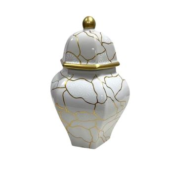 Ginger Jar - Ceramic - L16 x W16 x H26 cm