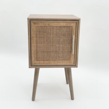 Multi Pack of 2 - Bedside Table - Wood - L40 x W40 x H70 cm