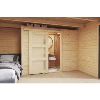Internal room kit M-Log Cabin, Wooden Garden Room, Timber Summerhouse, Home Office - H205 cm