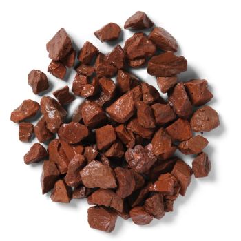 Ruby Red Bulk Bag 850 kg Chippings - 14-20 mm Red Granite Type Stone - L100 x W100 x H80 cm