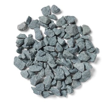 Fern Green Bulk Bag 850 kg Chippings - 14-20 mm Green Granite Type Stone - L100 x W100 x H80 cm