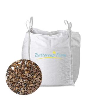 10mm Washed Quartzite Gravel  - Premium Aggregate Bulk Bag - 850 kilos