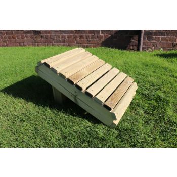 Ergo Footstool - Timber - L50 x W35 x H30 cm - Fully Assembled