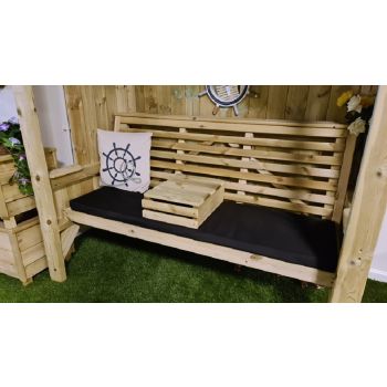 Garden Console Table - Timber - L36 x W30 x H14 cm - Fully Assembled