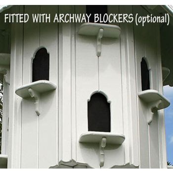 Optional Extra - Archway Blockers for Nayland Dovecotes Six Nest - Pressure Treated Timber