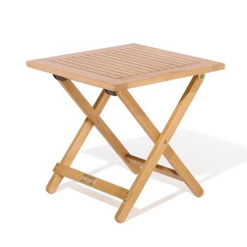 Ascot Folding Side Table - Timber - L45 x W45 x H45 cm