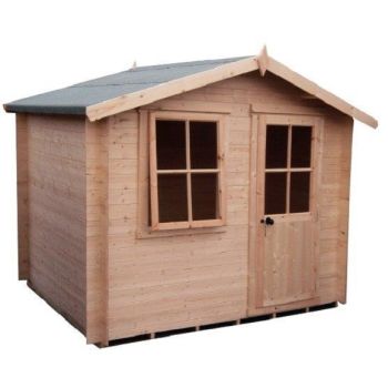 Avesbury Log Cabin Home Office Garden Room Approx 9 x 9 Feet