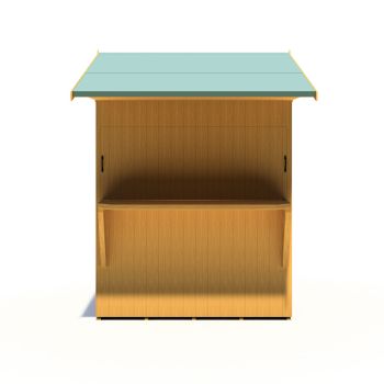 6 x 4 Feet Single Door Garden Bar and Store