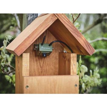 Deluxe Alpine 300 Chalet Style Birdbox with Single Front Design - L19 x W25 x H34 cm