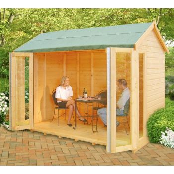 Blenheim Shiplap Summerhouse Garden Sun Room Approx 10 x 8 Feet
