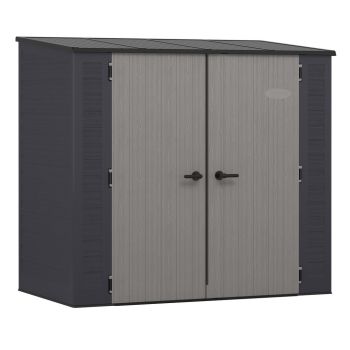 Columbia Shed 7' x 4' with Assembly - Resin - L123 x W215 x H199 cm