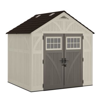 Tremont Shed 8' x 7' with Assembly - Resin - L218 x W255 x H262 cm