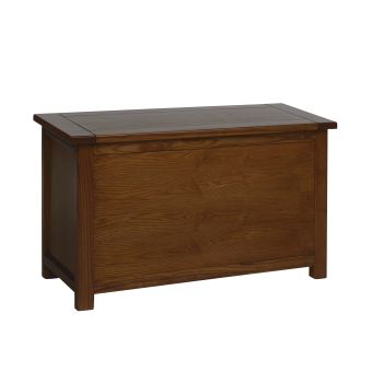 Boston Ottoman - Pine - 90 x 40 x 55 cm - Dark Brown