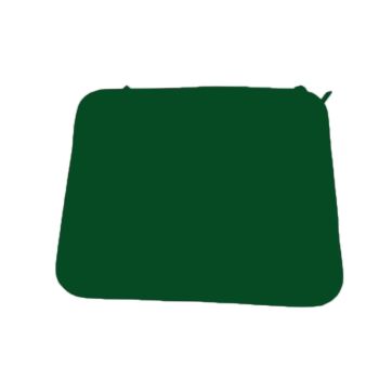 Luxury Piped Waterproof Seat Pads - Single Green Cushion - Outdoor Cushion for Garden Furniture