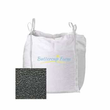 Black Stone Basalt Chippings - 10-20mm - Premium Aggregate Bulk Bag - 850 kilos