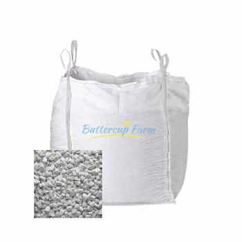 Round White Pebbles - 20-40mm - Premium Aggregate Bulk Bag - 850 kilos
