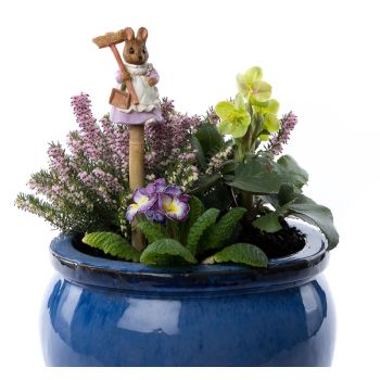 Beatrix Potter Hunca Munca Cane or Stake Topper (CCBP0008C) - L5.5 x W4 x H9 cm