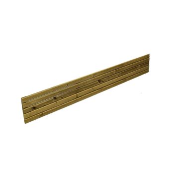 Multi Pack of 2 - 6 x 1 Feet Contemporary Fence Panel - Timber - L5 x W180 x H30 cm - Fully Assembled