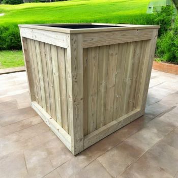 Kent Garden Planter - Pressure Treated Wood - L50 x W50 x H50 cm