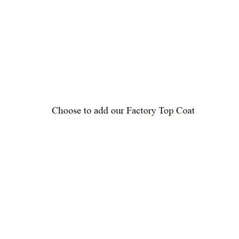 Optional extra b� Add top coat - Wigwam 7 x 6 Feet Single Door with Fixed Windows Playhouse - Top Coat