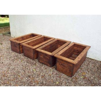 4pc Medium Trough Set - W83 x D41 x H32 - Fully Assembled