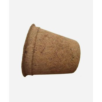 Coir Pots - Pack of 10 - Fibre/Latex - H28 cm