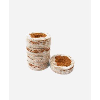 CoirCoins - Pack of 50 - Coco Peat Mix - L32 x W32 cm