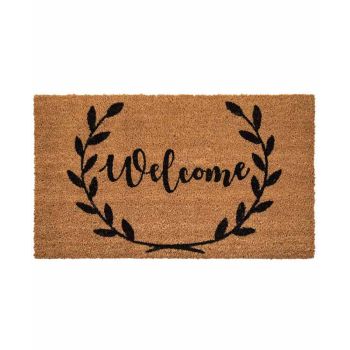 Door Mat - Bristle Fibre/Rubber - L45 x W75 cm