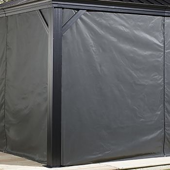Curtains for Sojag Moreno Gazebo 3m x 4.3m - Polyester - L430 x W300 x H199.34 cm