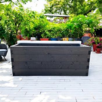 Suffolk Planter (Painted Wooden Planter - Choice of Colours Available) - L90 x W40 x H45 cm