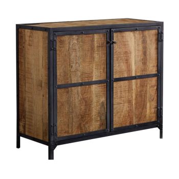 Ascot Small Sideboard - Wood - L40 x W90 x H80 cm