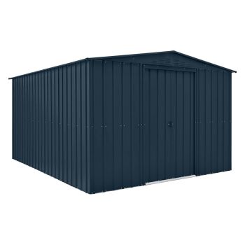 10 x 12 Feet Globel Apex - Steel/Metal - L372 x W308 x H203 cm - Grey